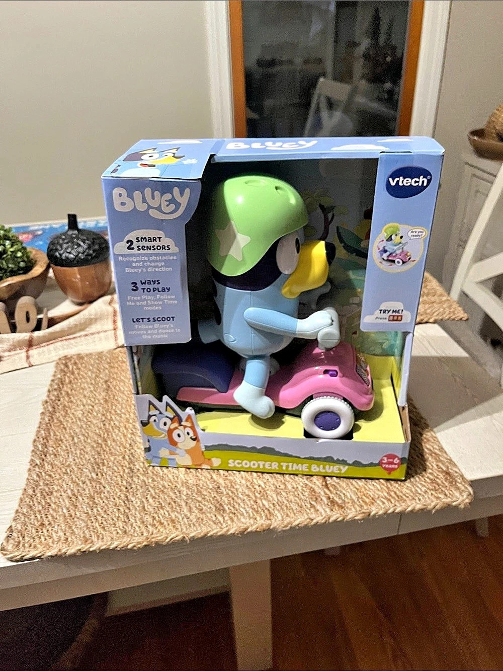 VTech Scooter Time Bluey Scooter Toy NWT